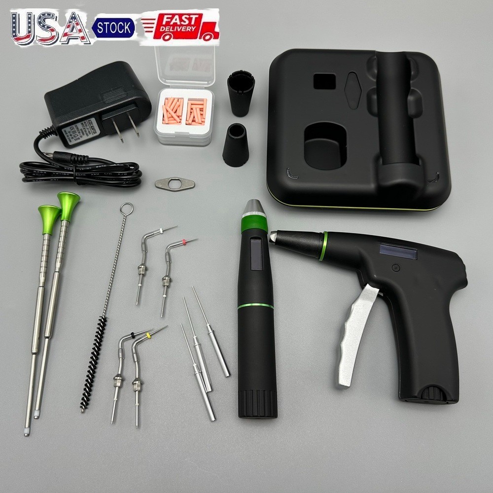 Dental Fast Endo Gutta Percha Obturation System Root Canal Heating Pen Gun Black