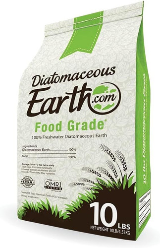 DiatomaceousEarth Food Grade Diatomaceous Earth – 10lb | 100% Organic,...