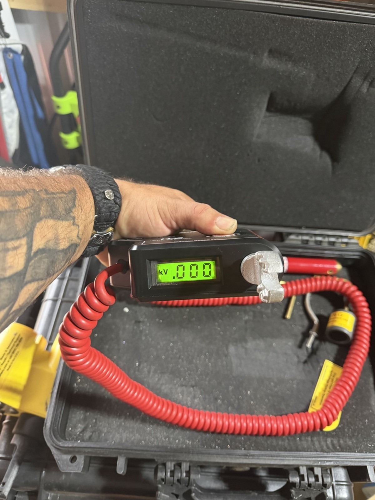 HD Electric DV-80UVM DigiVolt 80kV Meter Lineman Utility Voltage Tester “tested”