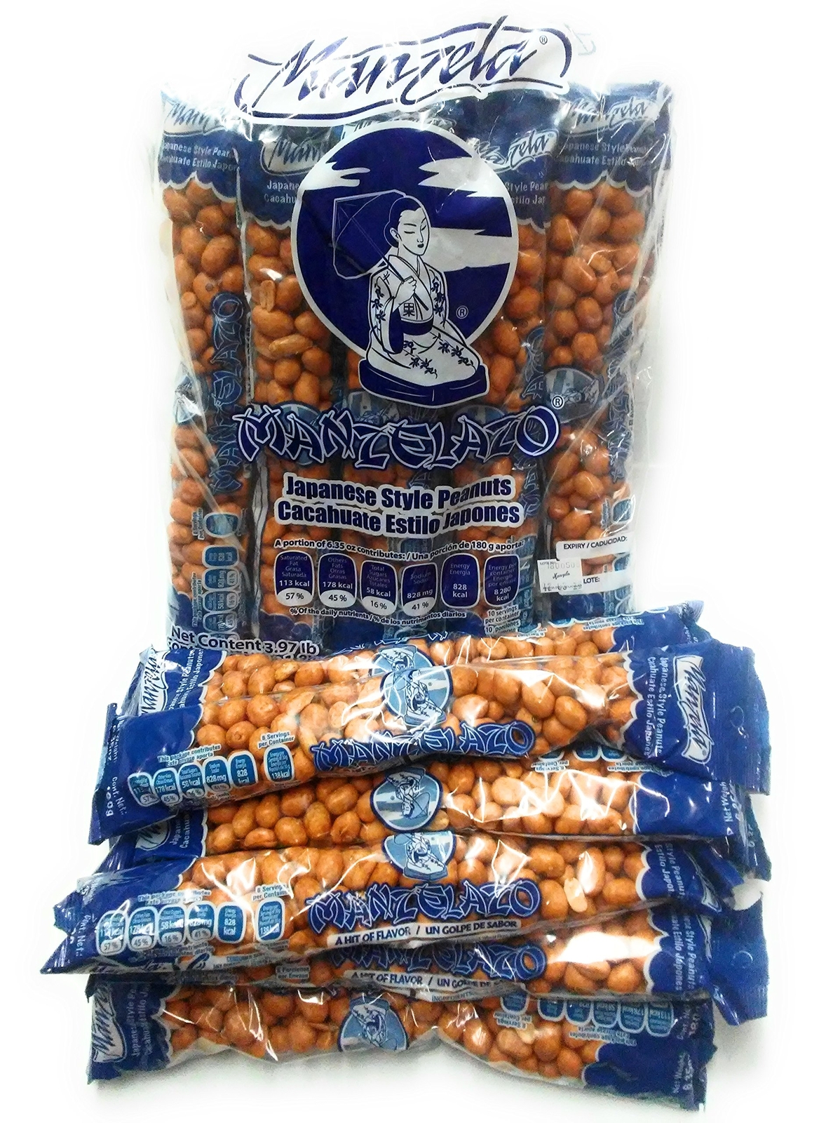 Japanese Style Peanuts 10 Count 6.35 oz Each 10pz 180g
