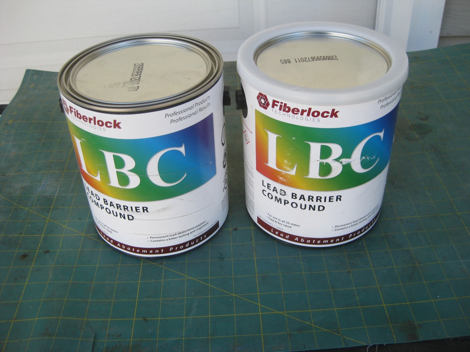 Fiberlock Lead Barrier Compound, Two Gallons, Lead Abatement Product.