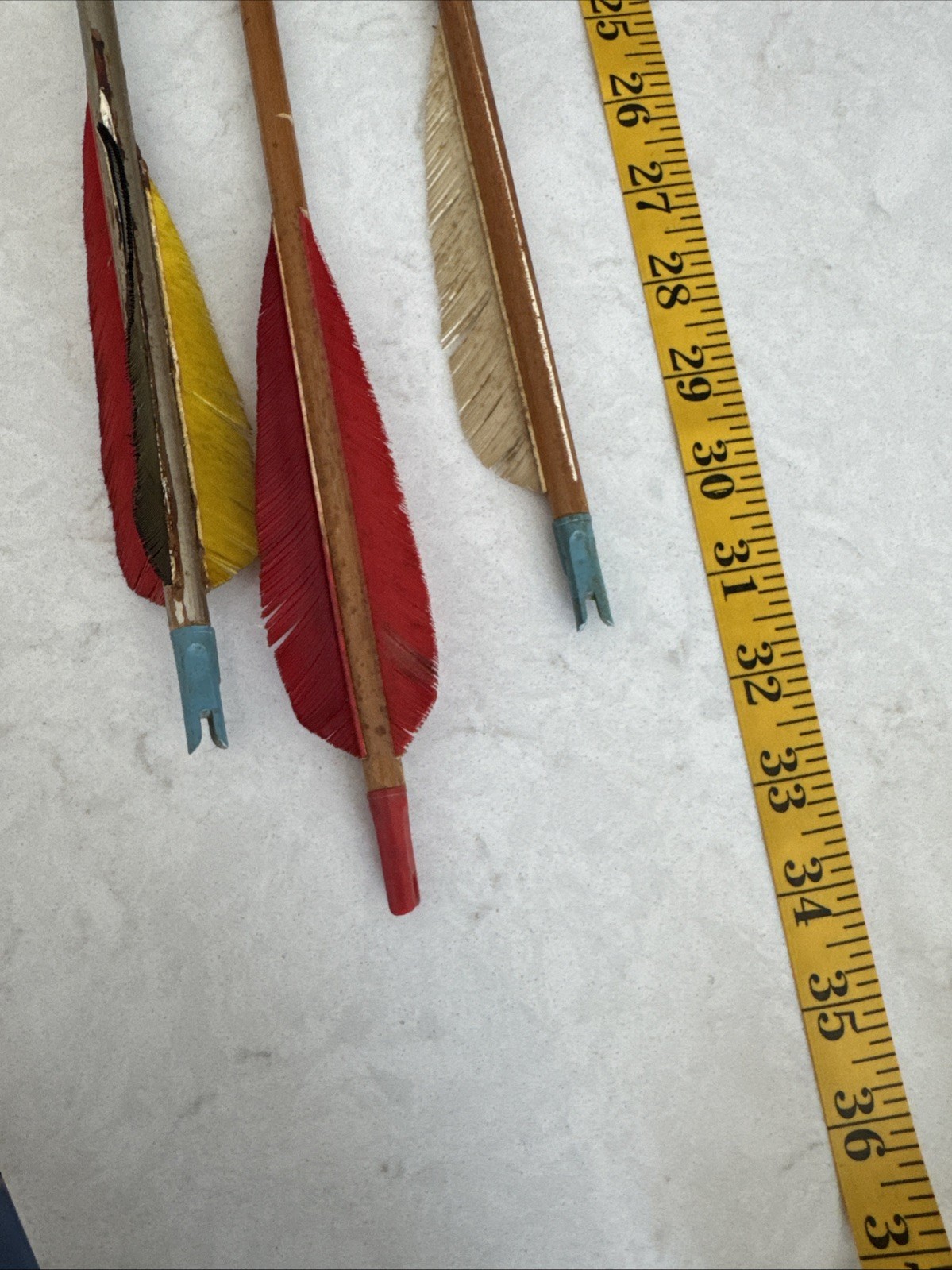 One Marked Bear. Two Unmarked arrows broadheads. Estate Find