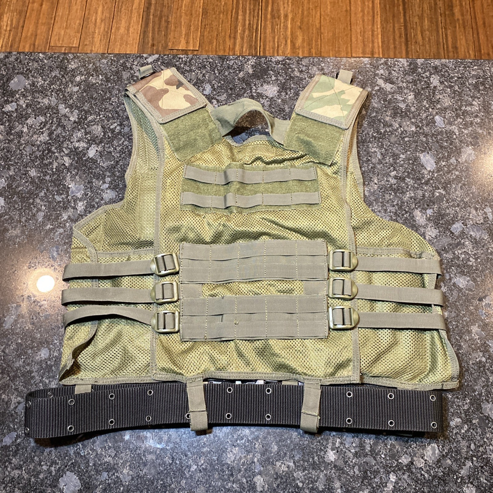 Voodoo Tactical Load Bearing Vest Camo Army Adjustable