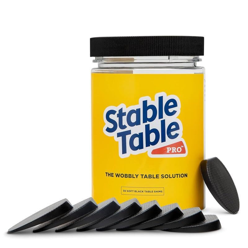 Black Restaurant Table Leg 30 Shim Wedges Premium Furniture Levelers Restaurant