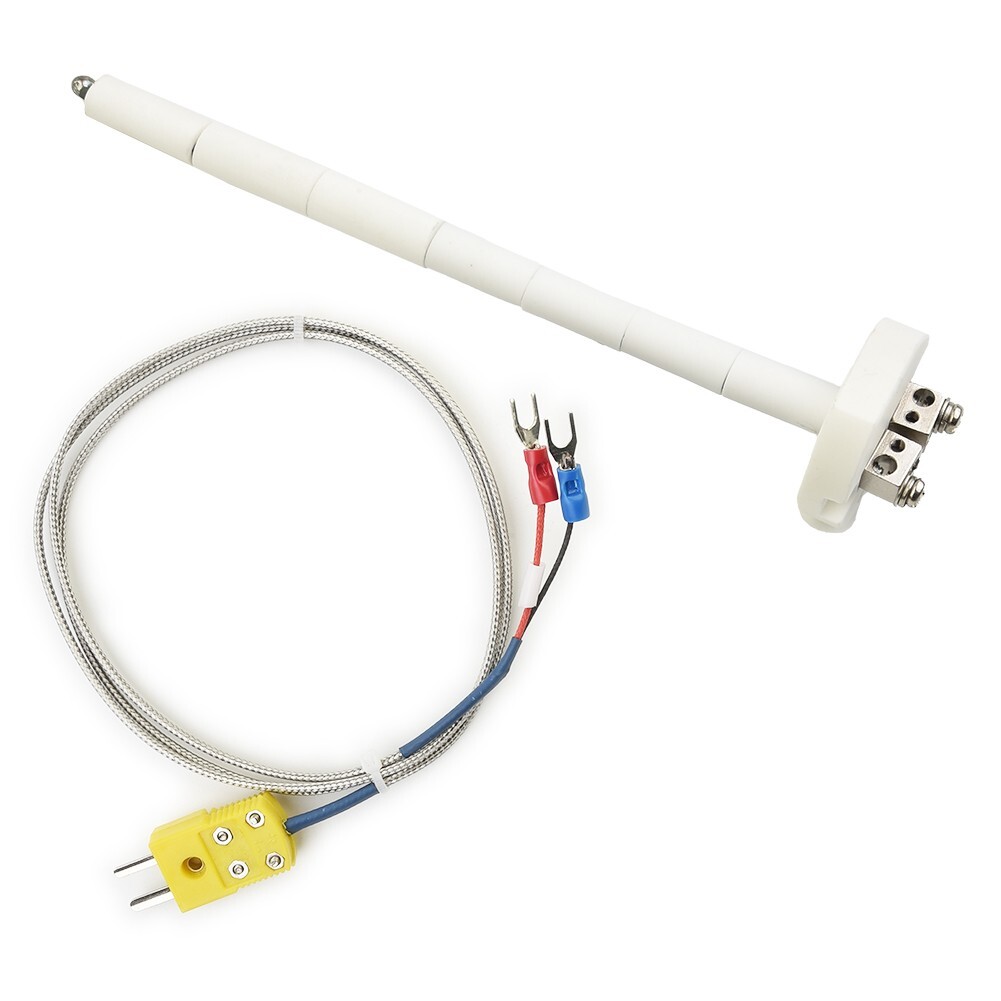 K-Type Thermocouple Block Ceramic Kiln Probe 2372/1300 Degree F/C 11G High Tool