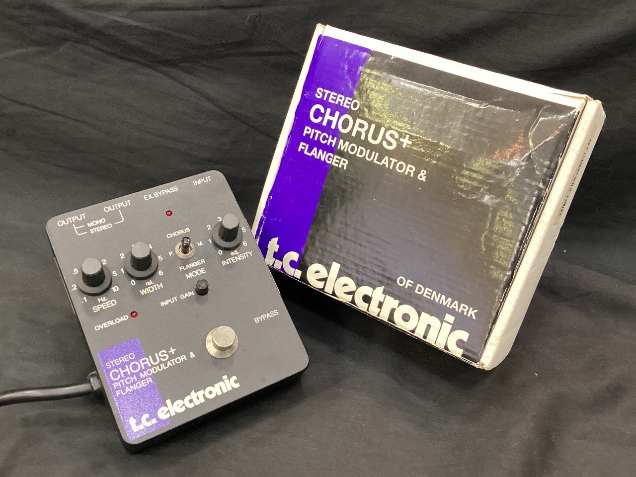 tc electronic Stereo Chorus+ Guitar Effects Pedal Used