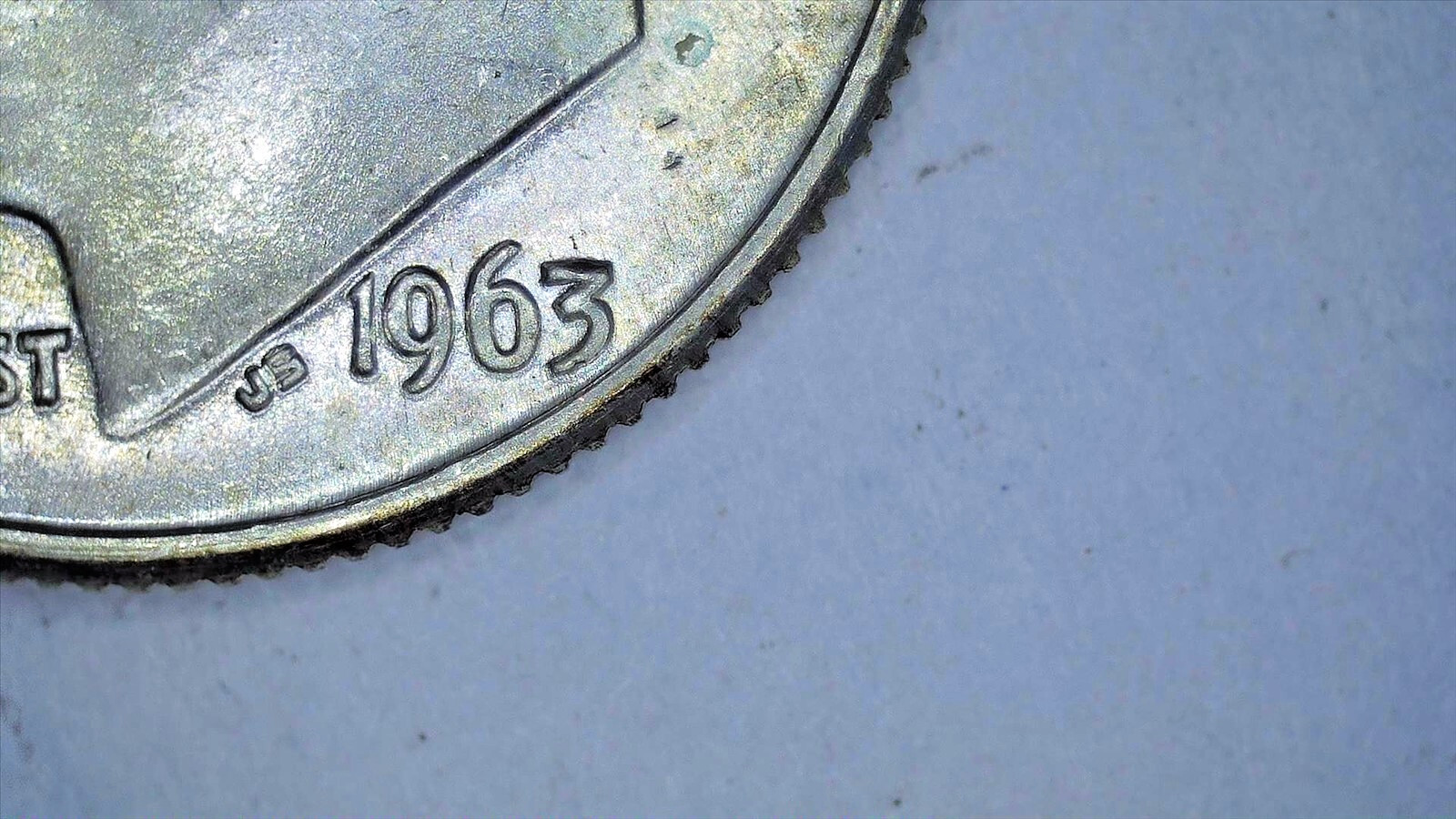 1963-D Roosevelt Dime Uncirculated DDO - 90% Silver
