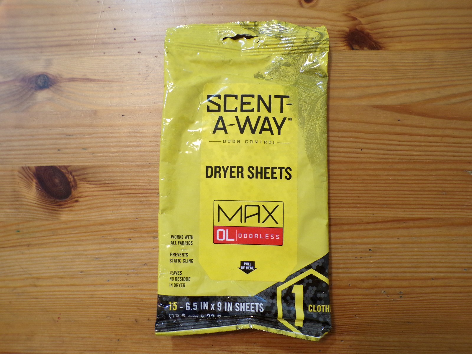 Scent-A-Way Field Wipes Max Odorless