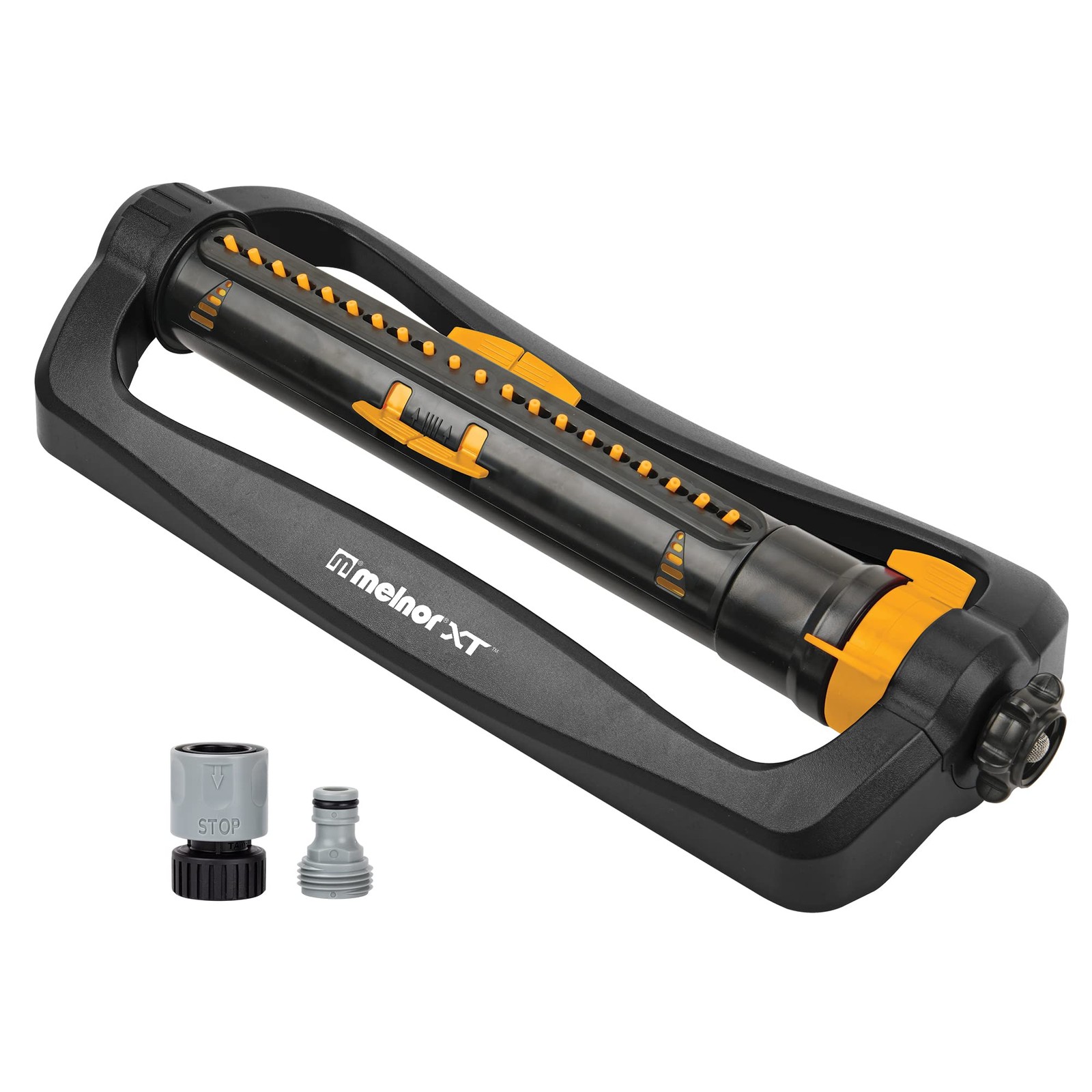 Melnor 65165AMZ XT Turbo Oscillating Sprinkler, 4,500 sq. ft., Quick Connect ...