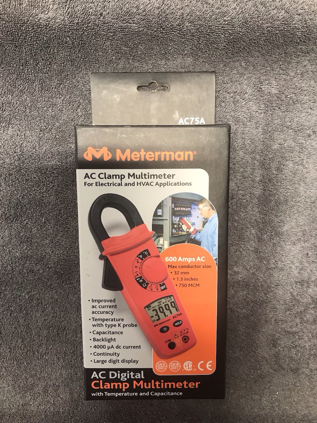 Meterman AC75A AC Clamp Meter