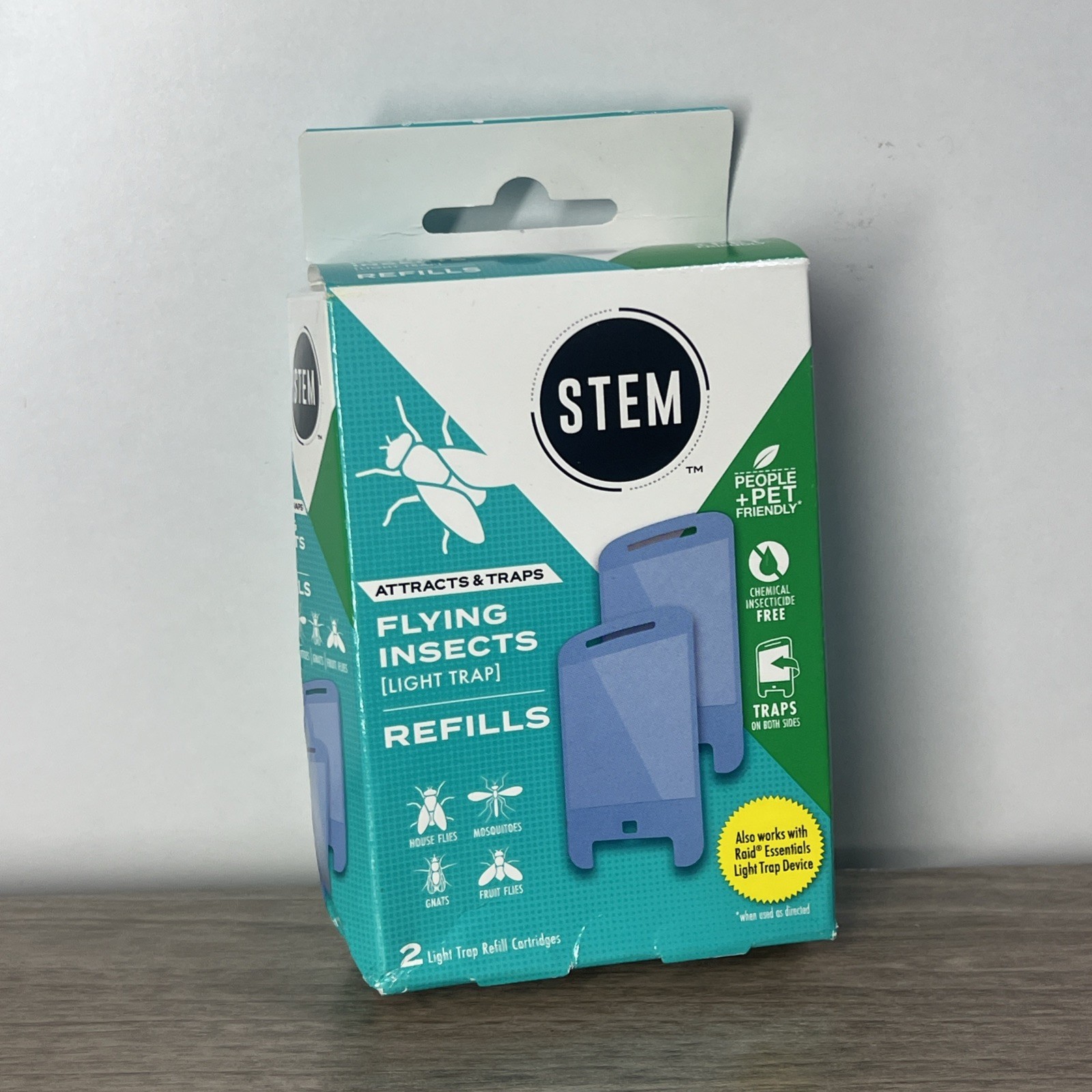 STEM Flying Insects Light Trap Refill Cartridges, 2 Pack NIB