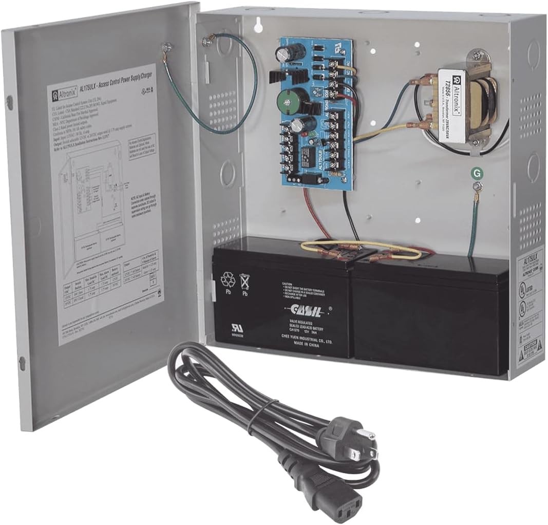 Altronix AL175ULX Two (2) Output Switching Power Supply/Charger 12 or 24VDC NEW