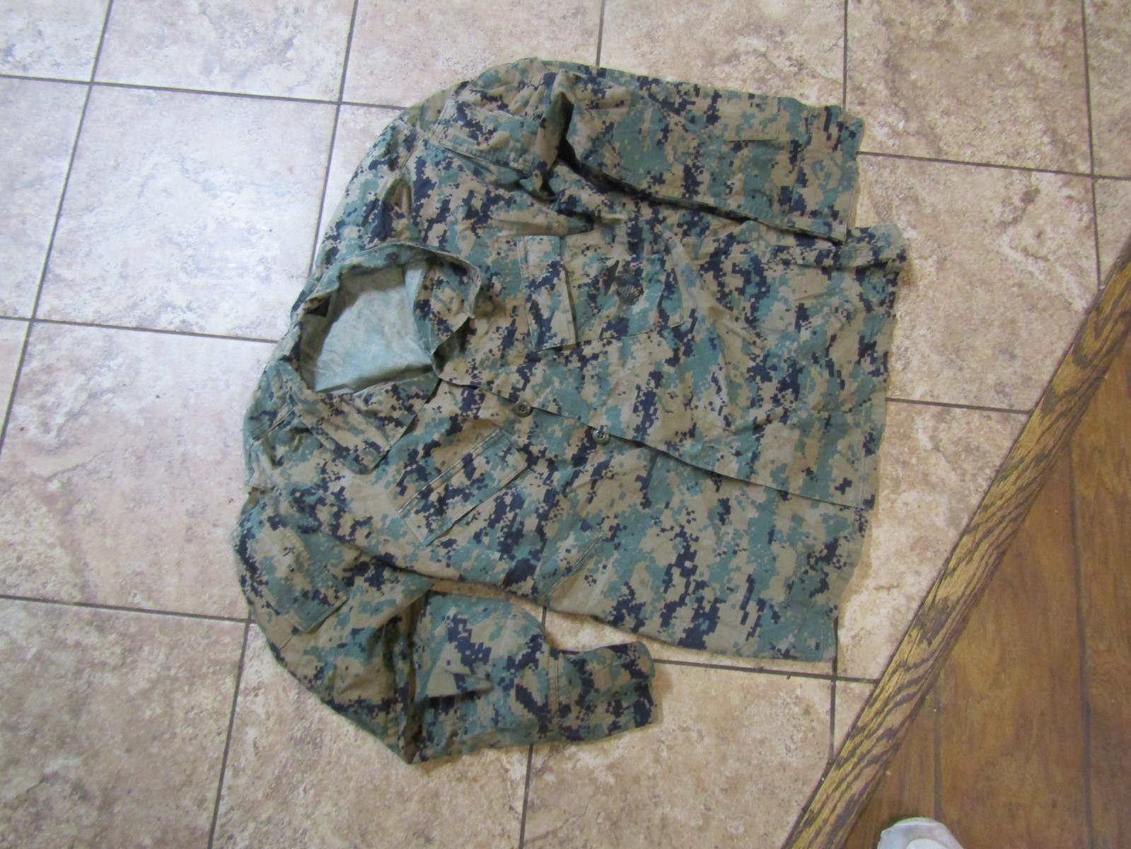 GENUINE US MILITARY ISSUE JACKET MARINE CORPS PATTERN MARPAT SIZE SMALL SHORT