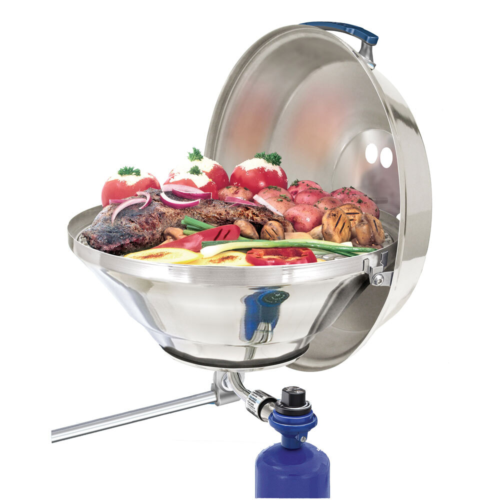 MAGMA MARINE KETTLE GAS GRILL PARTY SIZE 17" W/ HINGED LID