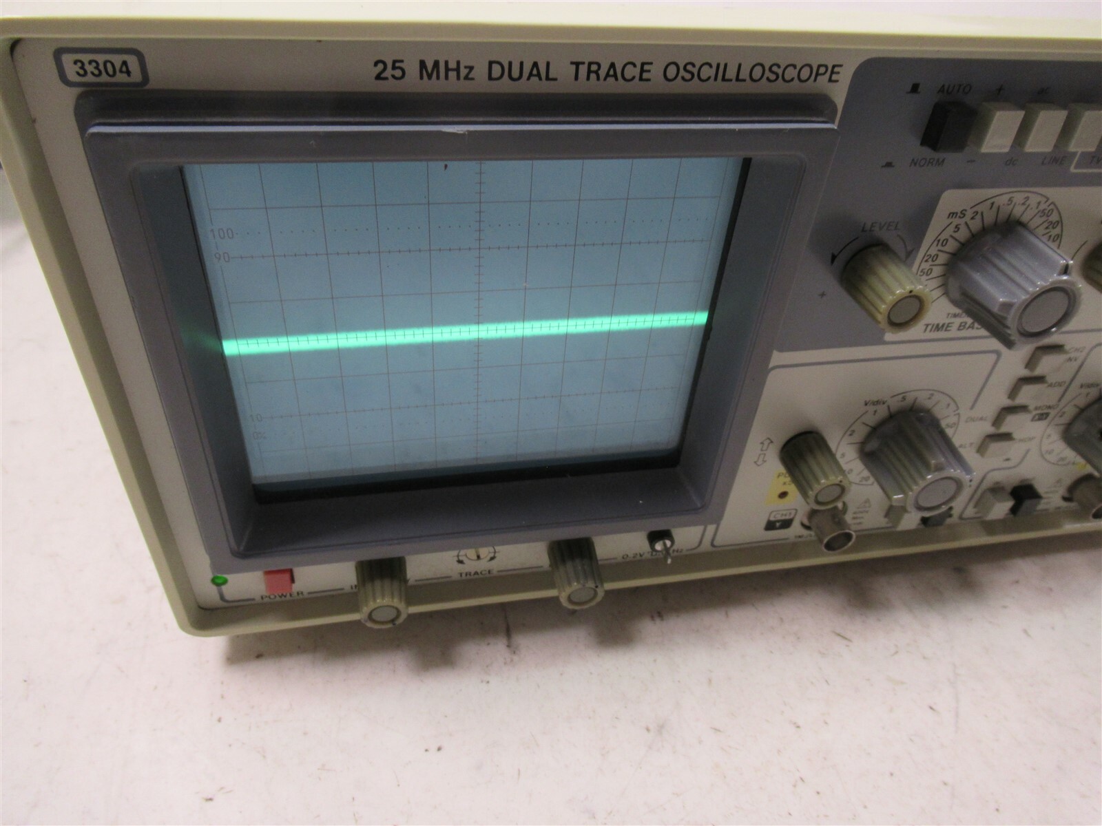 ITC Instruments 3304 25MHz Dual Trace Oscilloscope