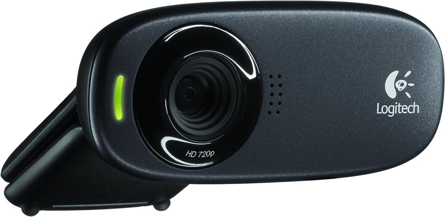 Logitech C310 HD Webcam - Black