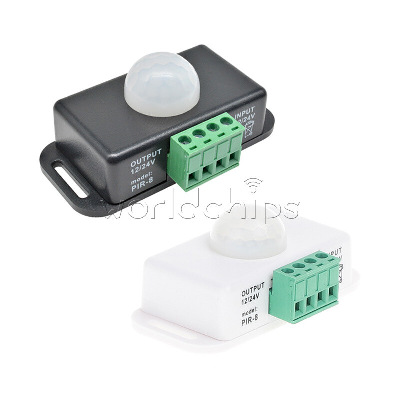 DC 12V-24V 6A Automatic Adjustable Infrared PIR Motion Sensor Switch Module