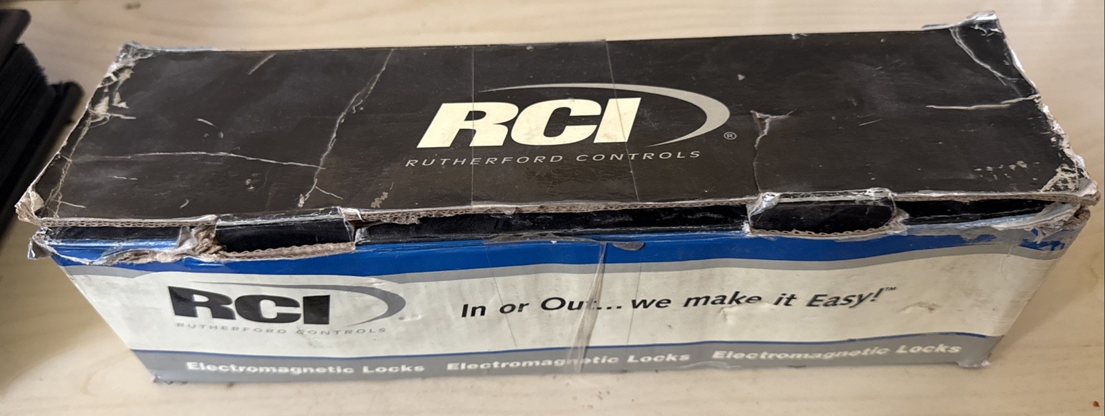 RCI 8310 Electromagnetic Lock 1200 lb, With Door Status Sensor