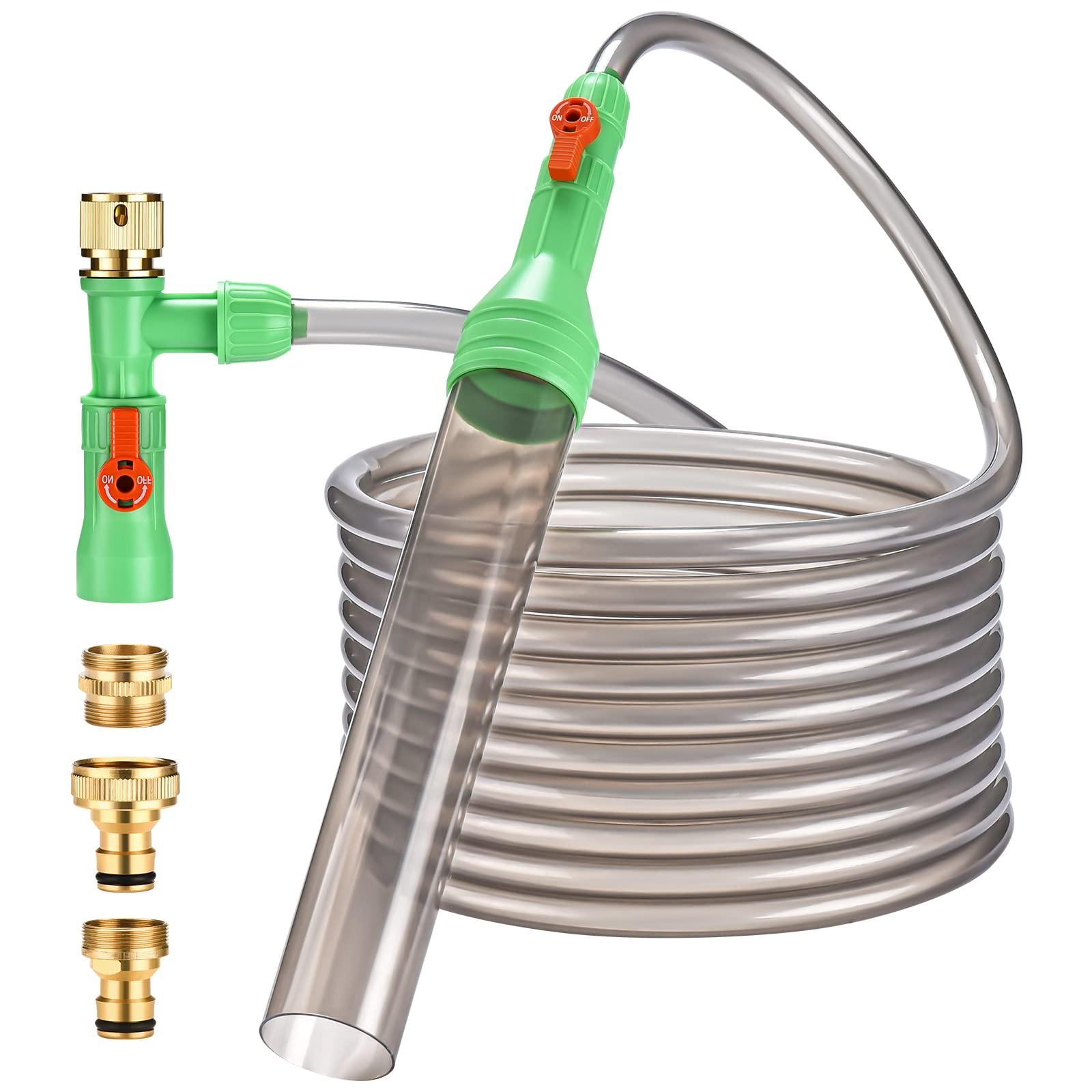 ZZM Fish Tank Cleaning Tools, Aquarium Water Changer Kit, Siphon Fish Tank Va...