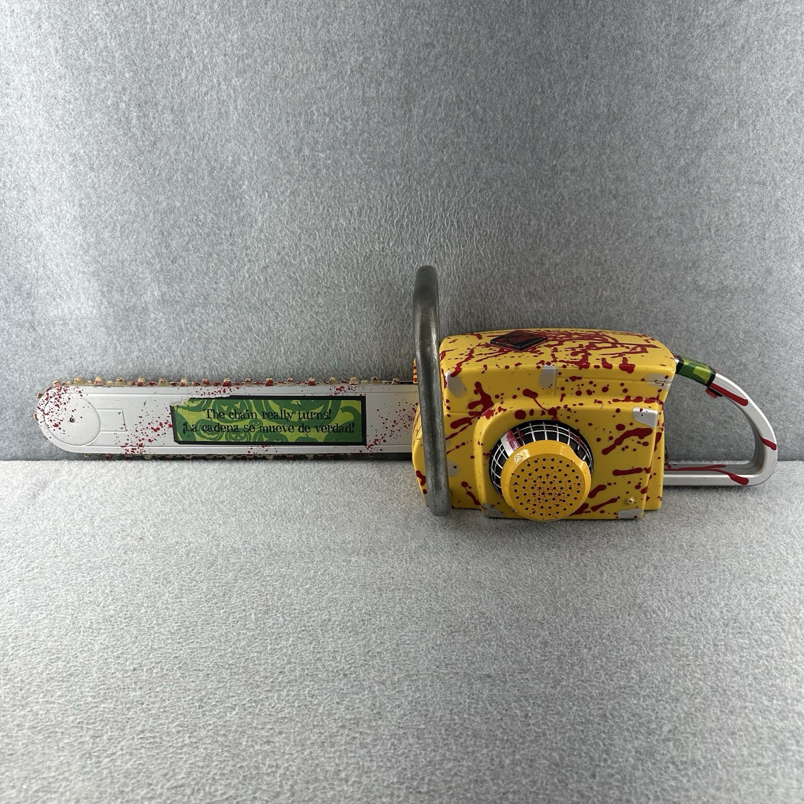 Gemmy Leatherface Texas Chainsaw Massacre 29'' Animated Chainsaw Halloween Prop