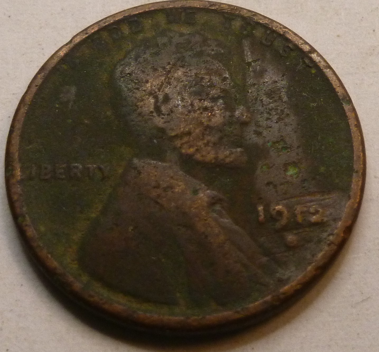 1912 s Lincoln Wheat Cent  Cull  Coin  #A22  Semi Key