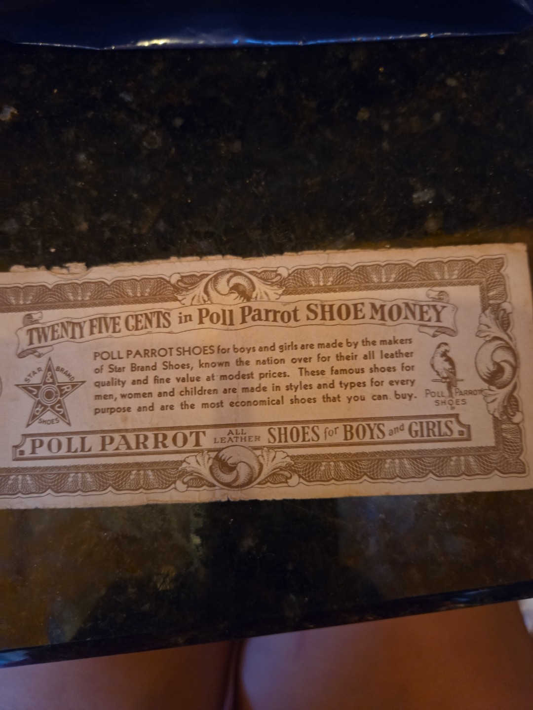 Poll Parrot Shoe Money Lot