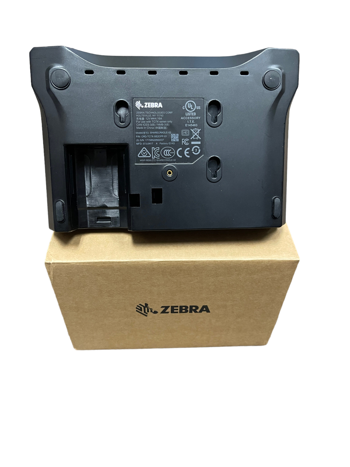 Zebra SHARECRADLE-02 CRD-TC7X-SE2CPP-01 Charging Dock w/Power Supply - FAST SHIP
