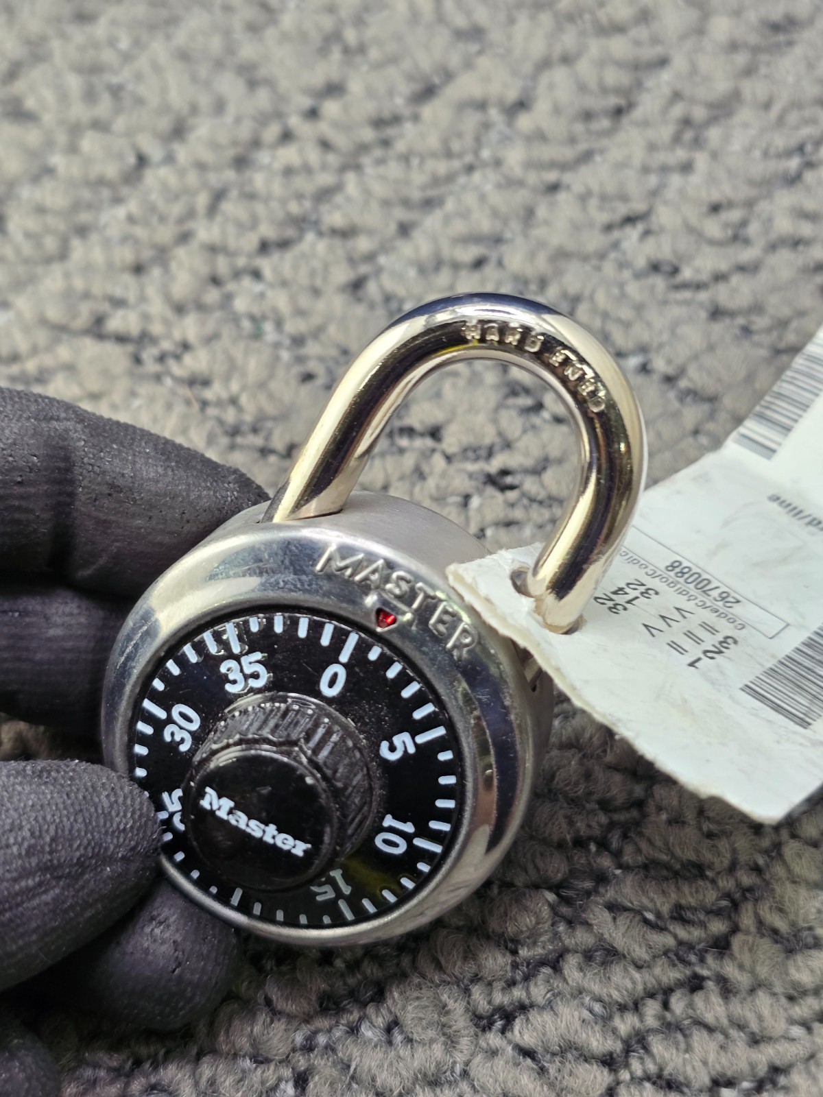 (QTY 21) MASTER LOCK 2670088 Padlock, Standard Dial Combination Lock
