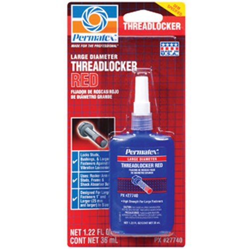 Permatex Red Large Diameter Threadlocker 36ml Bottle