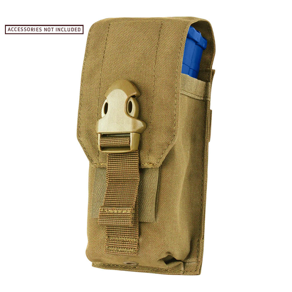 COYOTE Hook Loop Tactical Buckled Universal Magazine Pouch 3.5"W x 7"H x 2"D