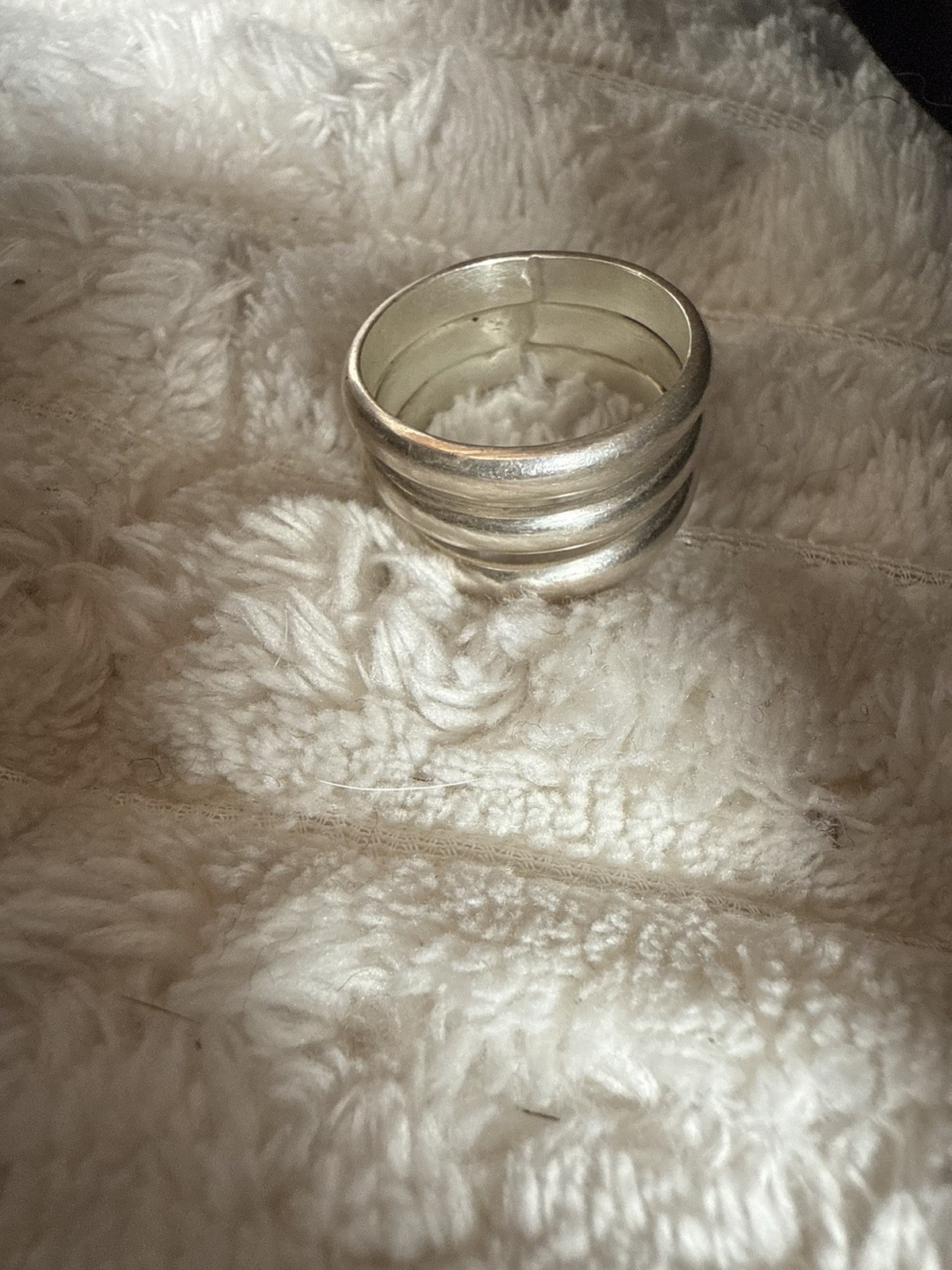 Sterling Silver Band Ring TG-115 925 Mexico Signed Round