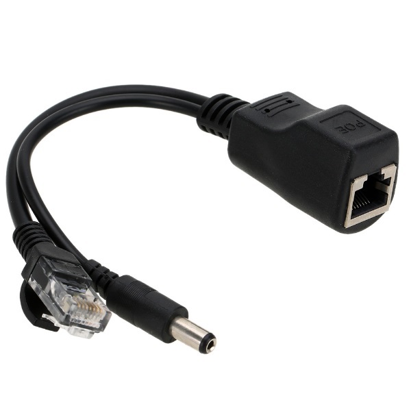 1PCS Passive Power Over Ethernet PoE Splitter Cable Adapter NEW L85