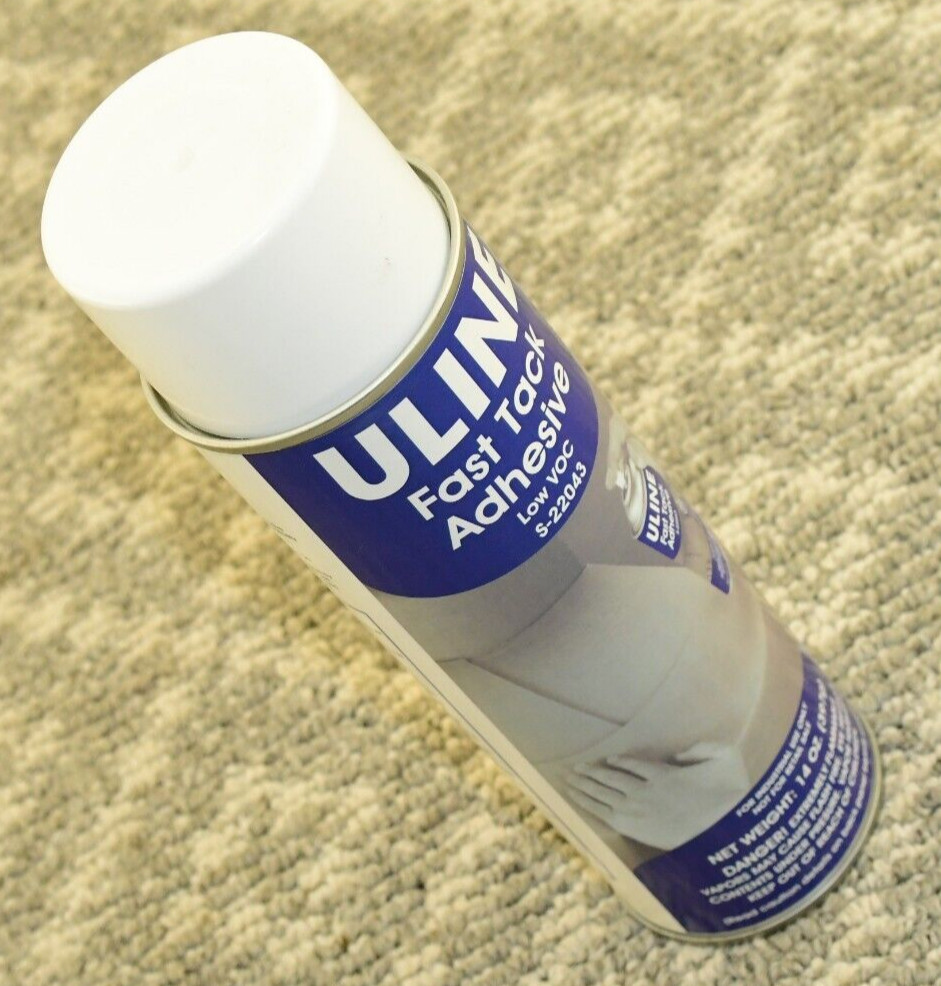 (1 Can) - Uline Fast Tack Spray Adhesive - Low VOC, 14 oz S-22043