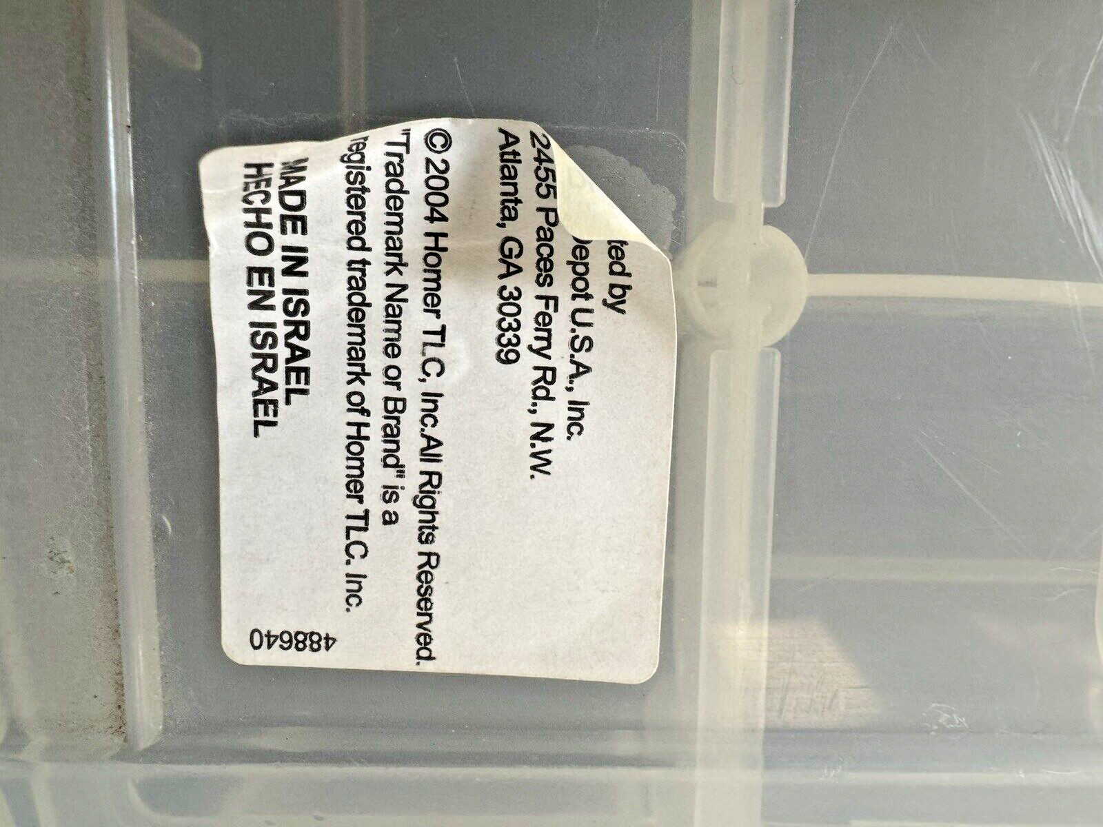 2004 Home Depot Reliable Storage Solution for Small Items 488640 Israel