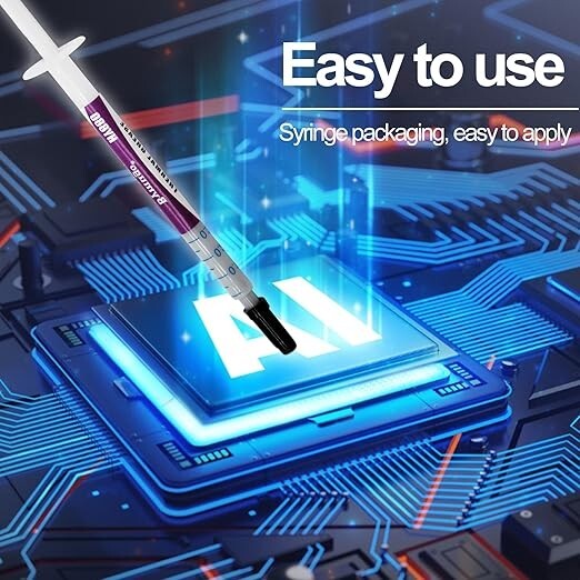 HY880 1 G, Thermal Paste Kit-5.15 W/m-k High Performance Thermal Comp