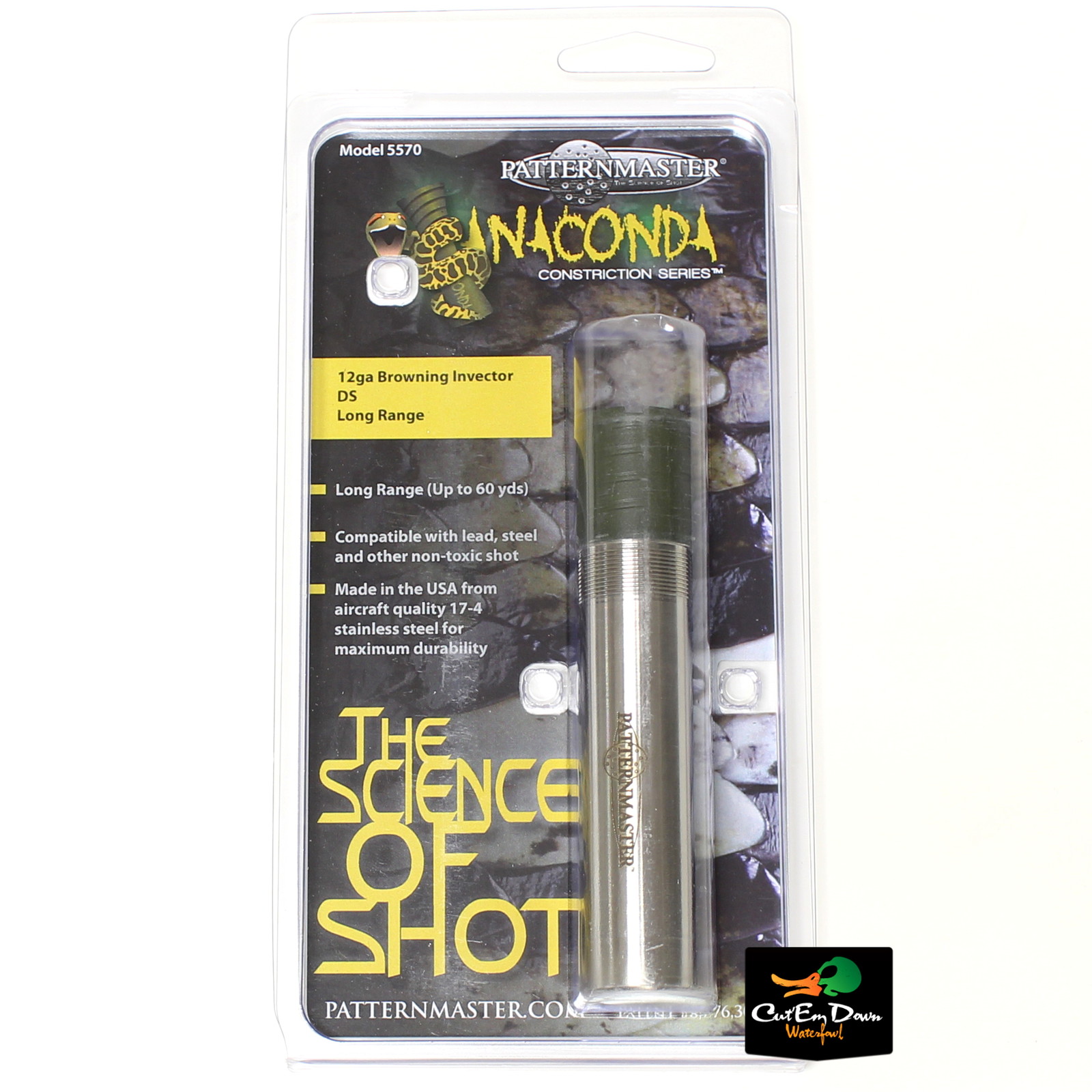 PATTERNMASTER ANACONDA LONG RANGE CHOKE TUBE 12GA BROWNING INVECTOR DS