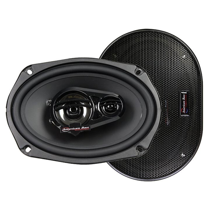 AMERICAN BASS SYMPHONY 6.9 6"x9" 125W/250W (RMS/MAX) 3-WAY COAXIAL CAR SPEAKERS