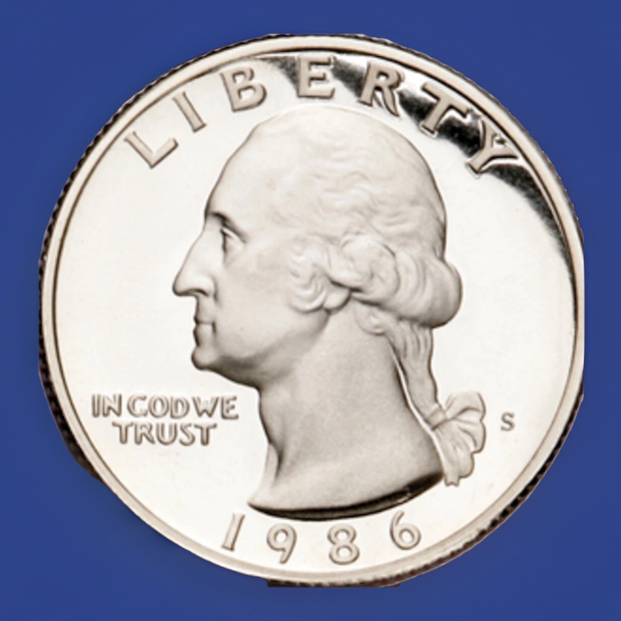 1986-S GEM  PROOF Washington Quarter Coin BLAZING PRF FAST SHIPPING