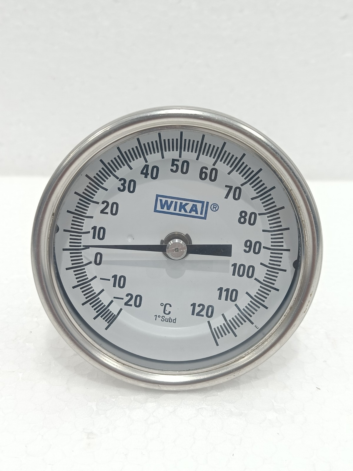 WIKA ANALOG BIMETAL THERMOMETER-20°C TO 120°C 2" DIAL STAINLESS STEEL INDUSTRIAL