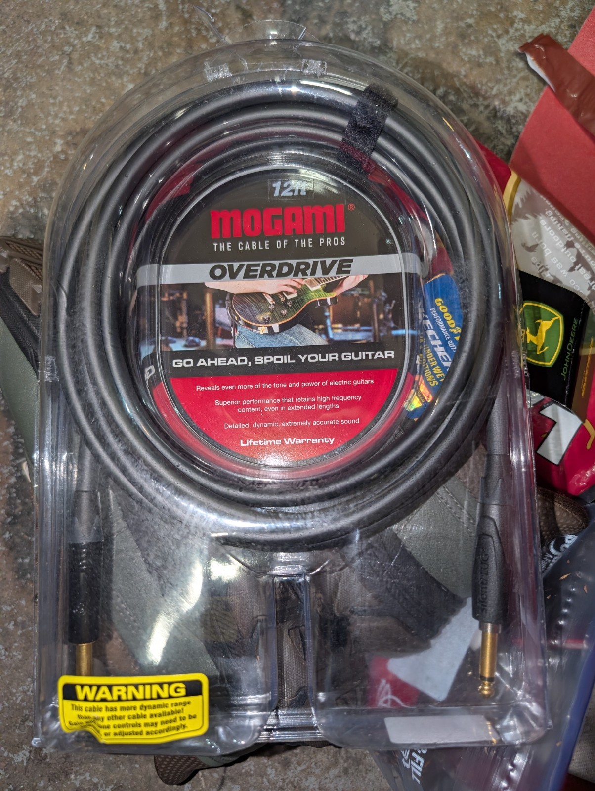 MOGAMI OVERDRIVE GUITAR CABLE 12ft