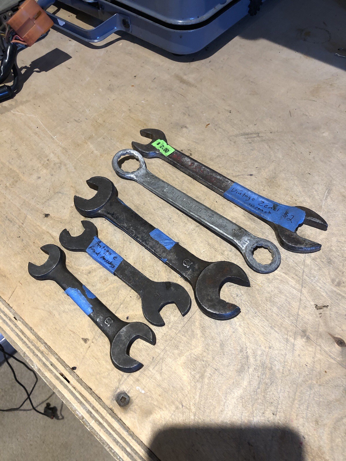 1940's 1950's 1960's Vintage Wrench Lot of 5