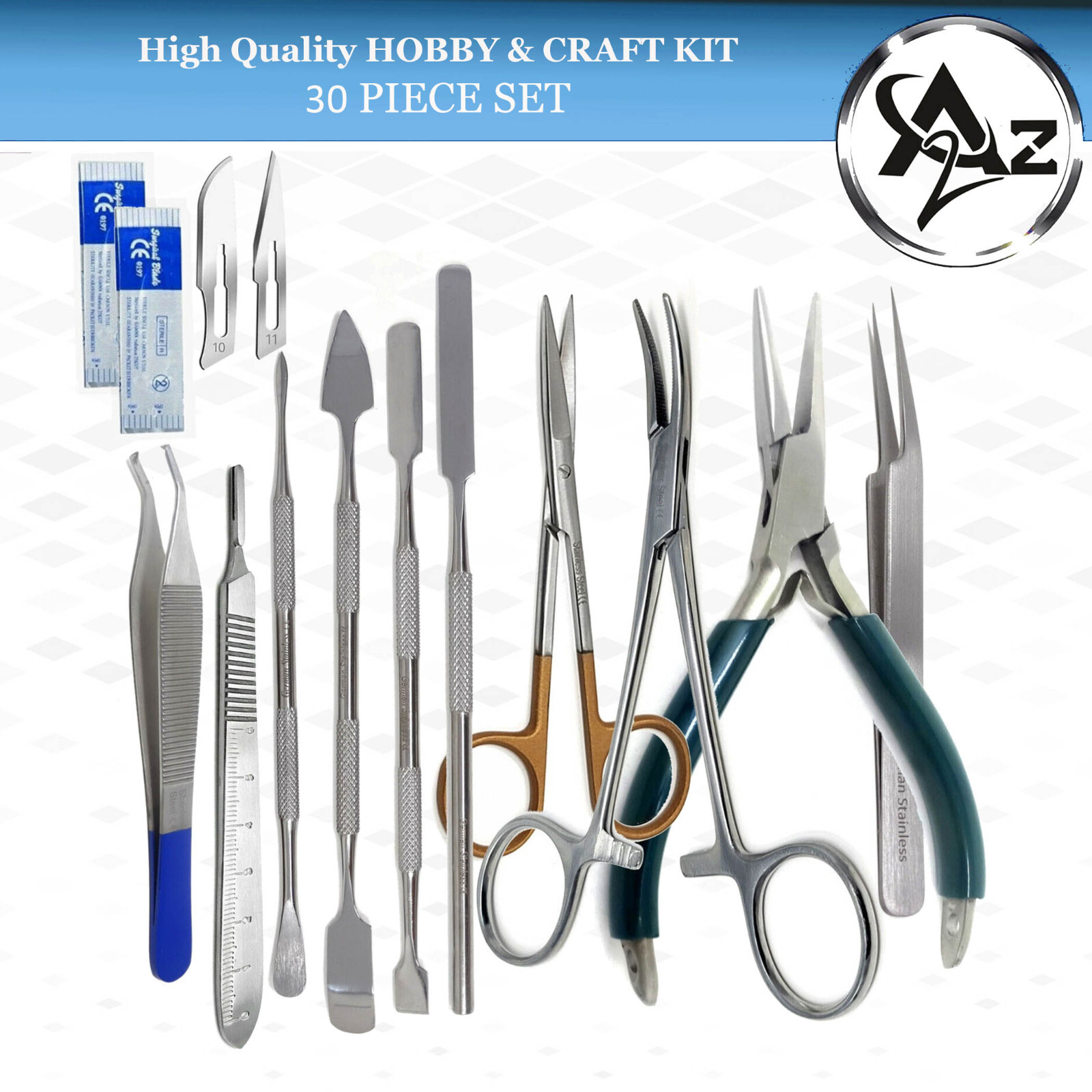 30Pcs/Set Basic Modeler Tool Set Craft Hobby Model Car Building Kit for Gundam