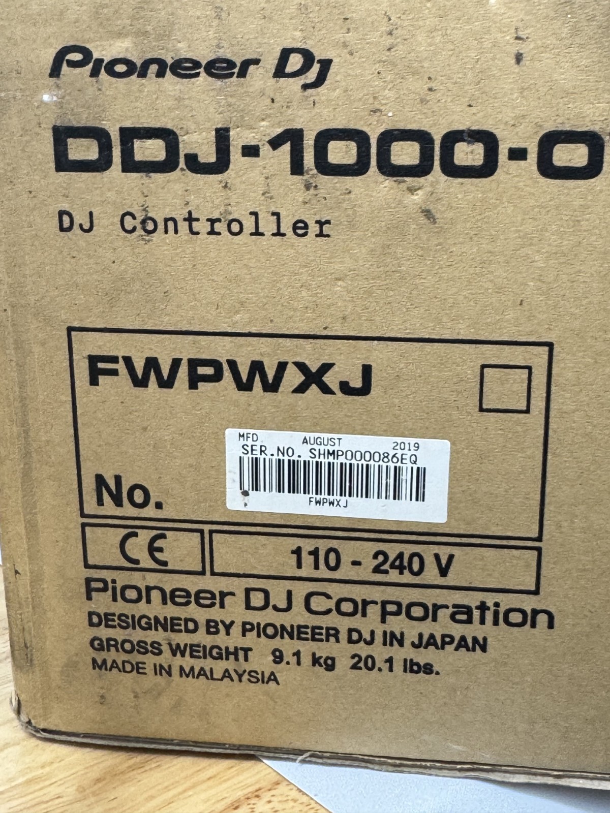 OFF WHITE Pioneer DDJ-1000-OW Limited Edition DJ Controller Virgil Abloh