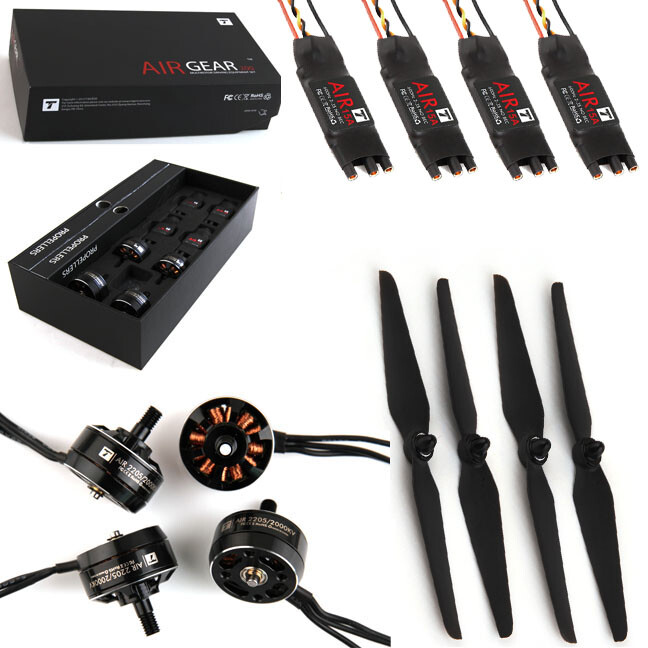 Tiger Motors Air Gear 200 4x A2205 2000kv BL Motor 4x 6535 Props 4x 15A ESC