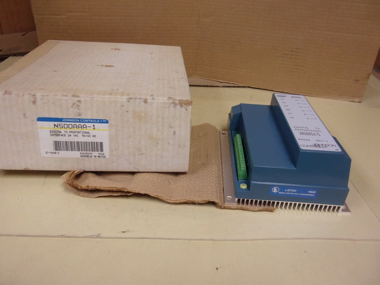 New Johnson Controls N500AAA-1 Digital To Proportional Interface , 24VAC