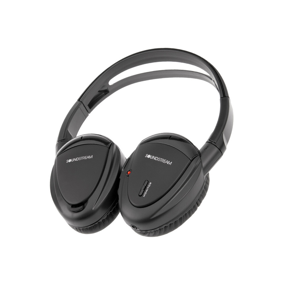 Soundstream VHP-12 2 Dual Channel Ir Wireless Headphone Fold Flat Car Headphones