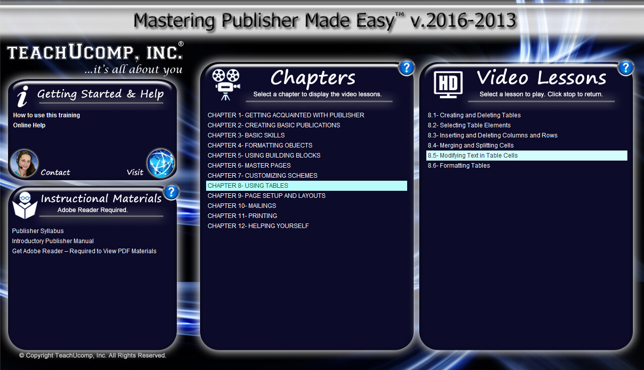 MICROSOFT PUBLISHER 2016 DELUXE Training Tutorial Course & Quick Reference Guide