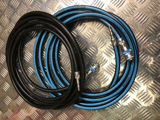 20M Airline Hose 10MM With PCL Airflow Fittings For Use With Compressor Workshop