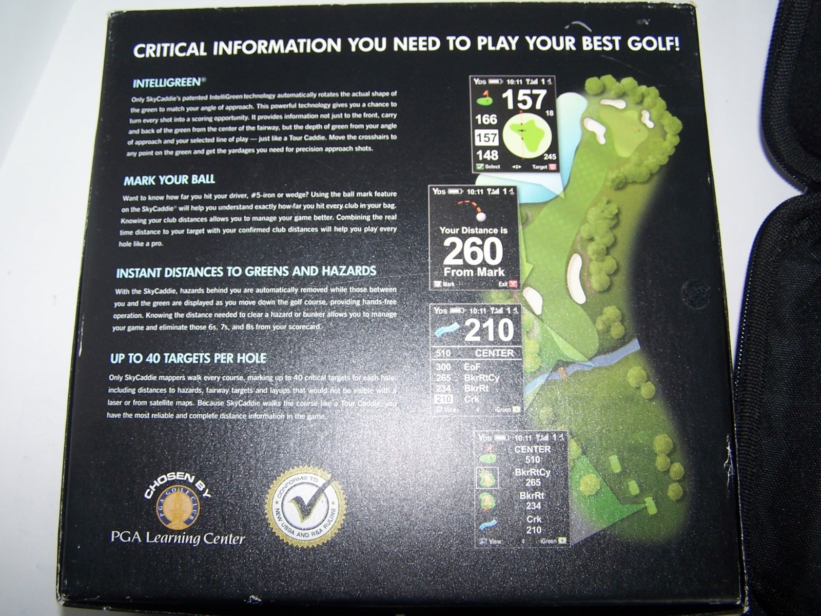 SKYCADDIE SG5 HANDHELD GOLF COURSE RANGEFINDER GPS