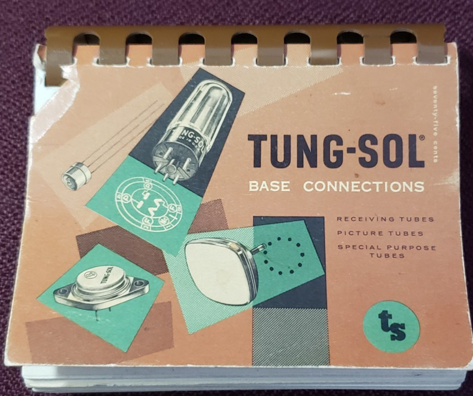 Tung Sol Base Connections Radio Television Repair Guide Service Book 1958